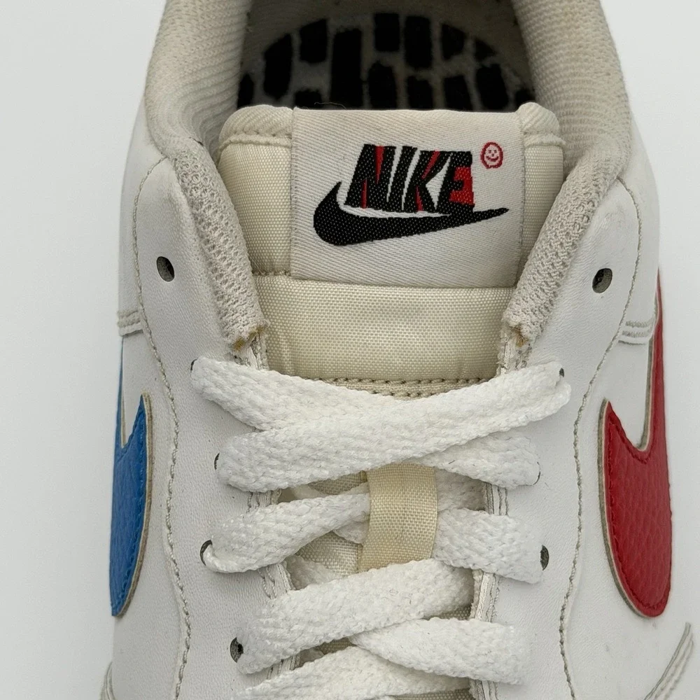 Nike Air Force 1 '07 Mismatched Swoosh White Red Blue CT2816-100 11.5 m‎ No Box